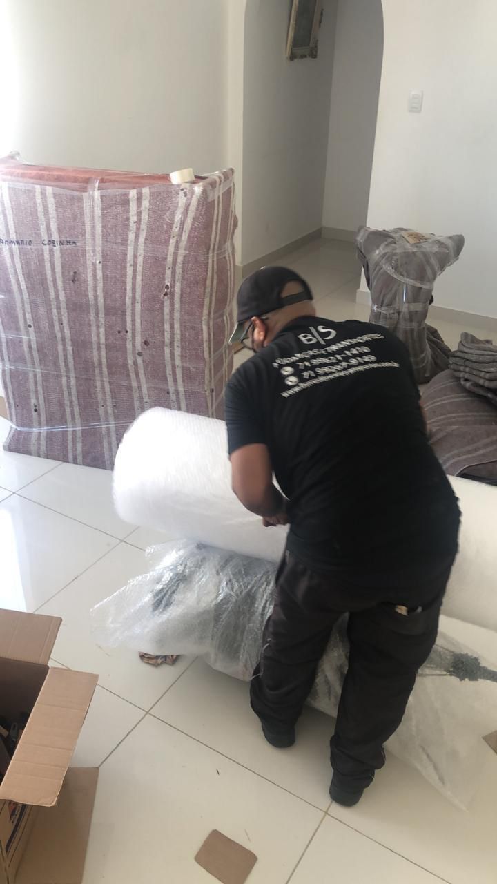Mudança e embalagem realizada pela BS Mudanças